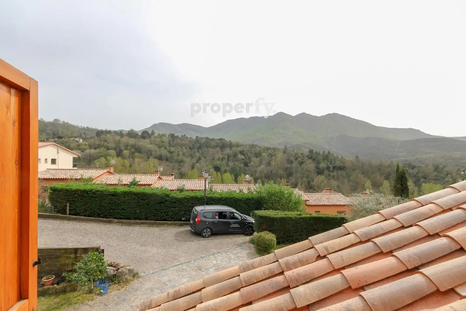 Vista exterior de Casa o chalet en venta en Viladrau con Calefacción, Jardín privado y Piscina