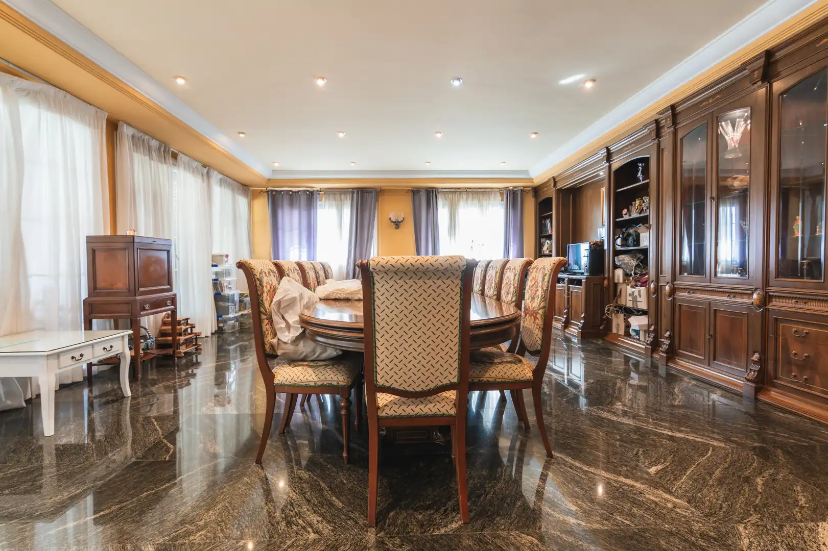 Dining room of Houses for sale in Vícar  with Air Conditioner, Heating and Private garden