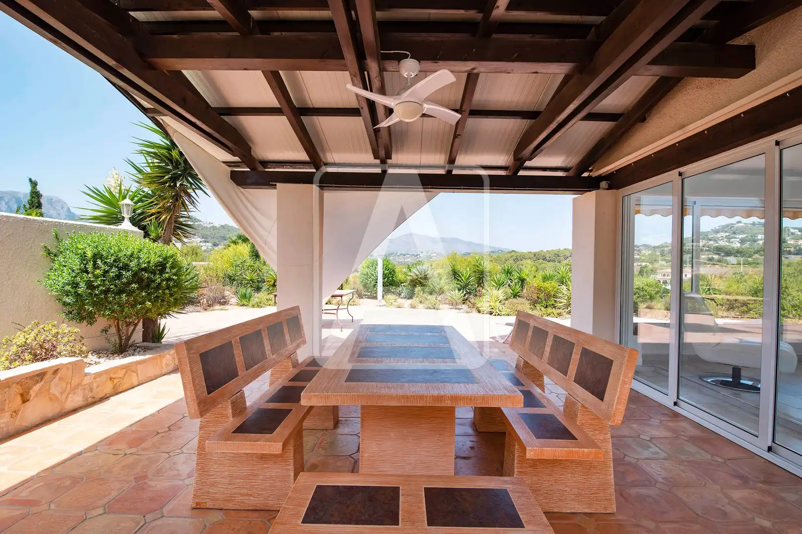 Terrassa de Casa o xalet en venda en Calpe / Calp amb Aire condicionat, Calefacció i Jardí privat
