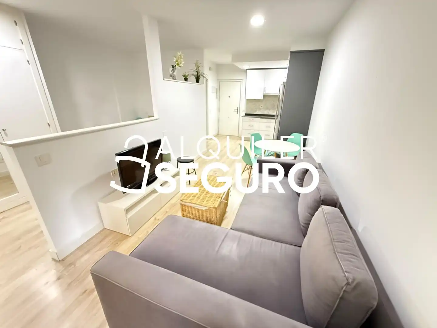 Sala d'estar de Pis de lloguer en Barrio de Salamanca