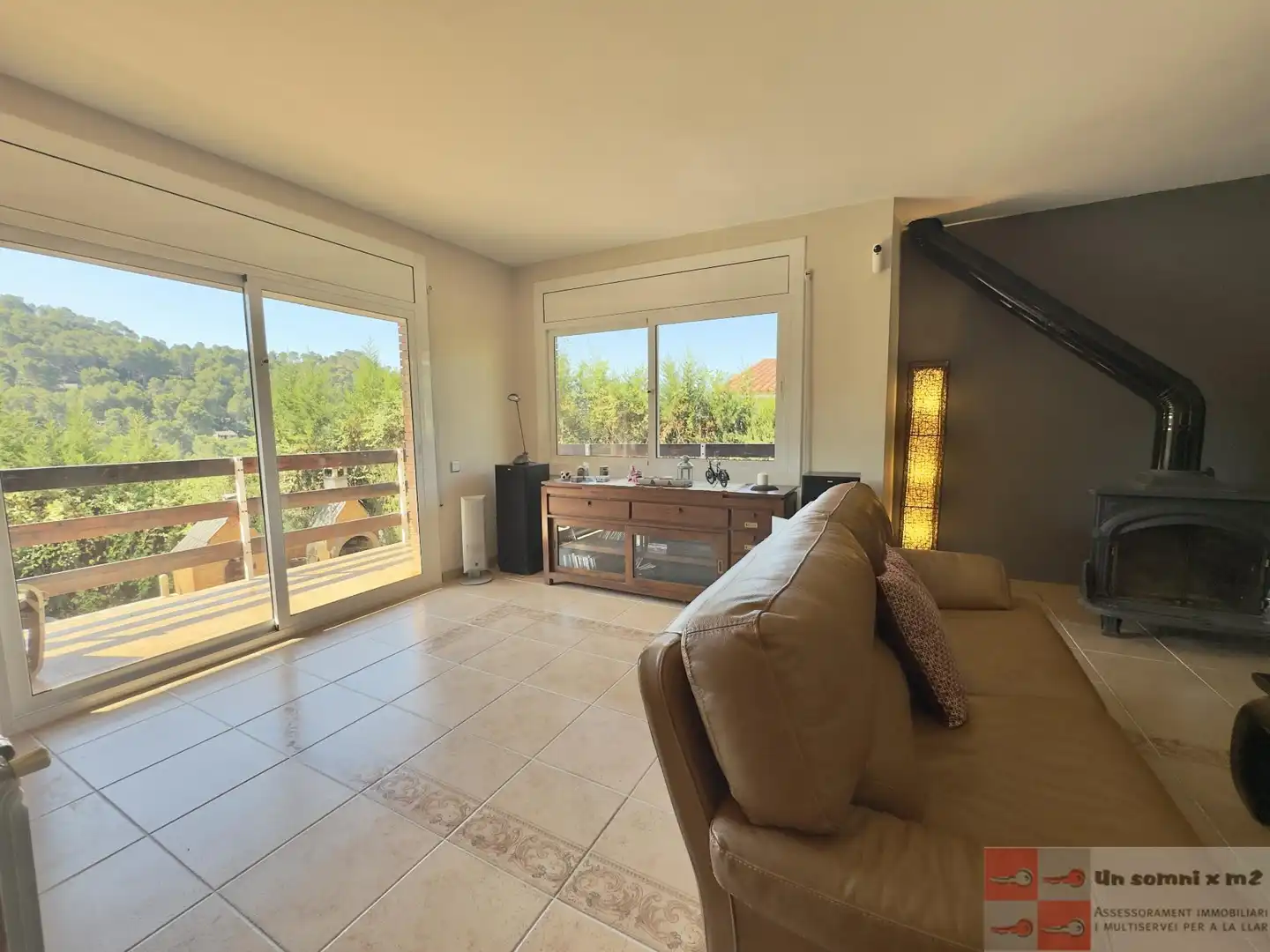 Sala d'estar de Casa o xalet en venda en Piera amb Aire condicionat, Calefacció i Traster