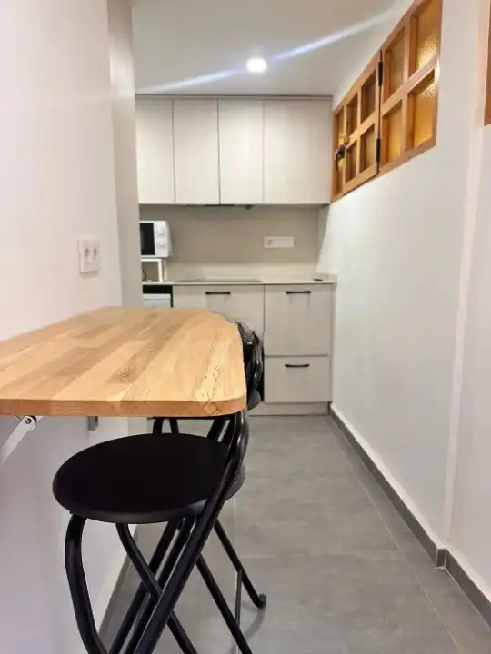 Küche von Wohnung zur Miete in Valencia mit Klimaanlage, Heizung und Möbliert