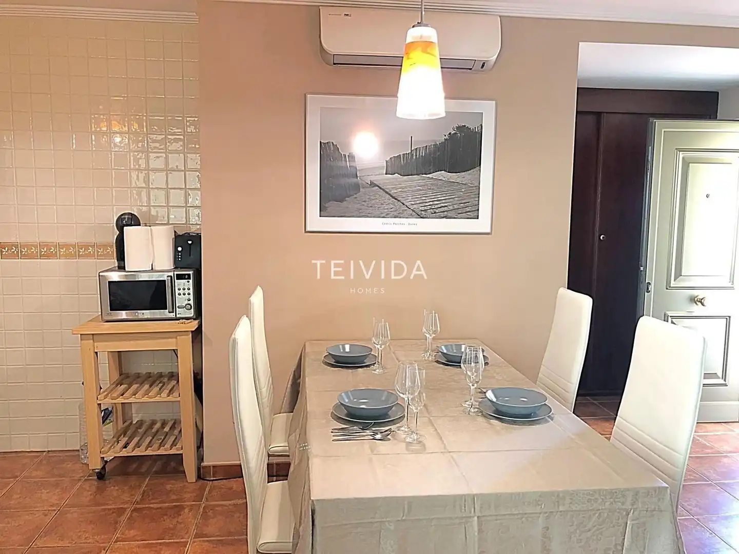 Dining room of Detached homes for sale in Granadilla de Abona  with Air Conditioner, Terrace and Swimming Pool