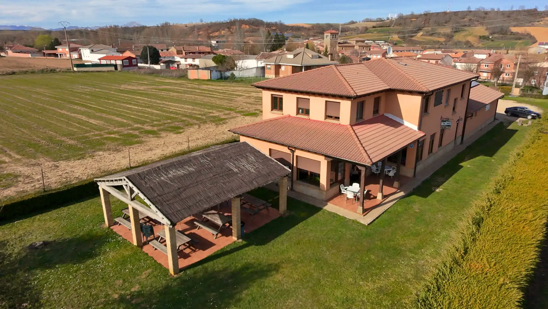 Terrace of Commercial properties for sale in Báscones de Ojeda  with Heating and Furnished