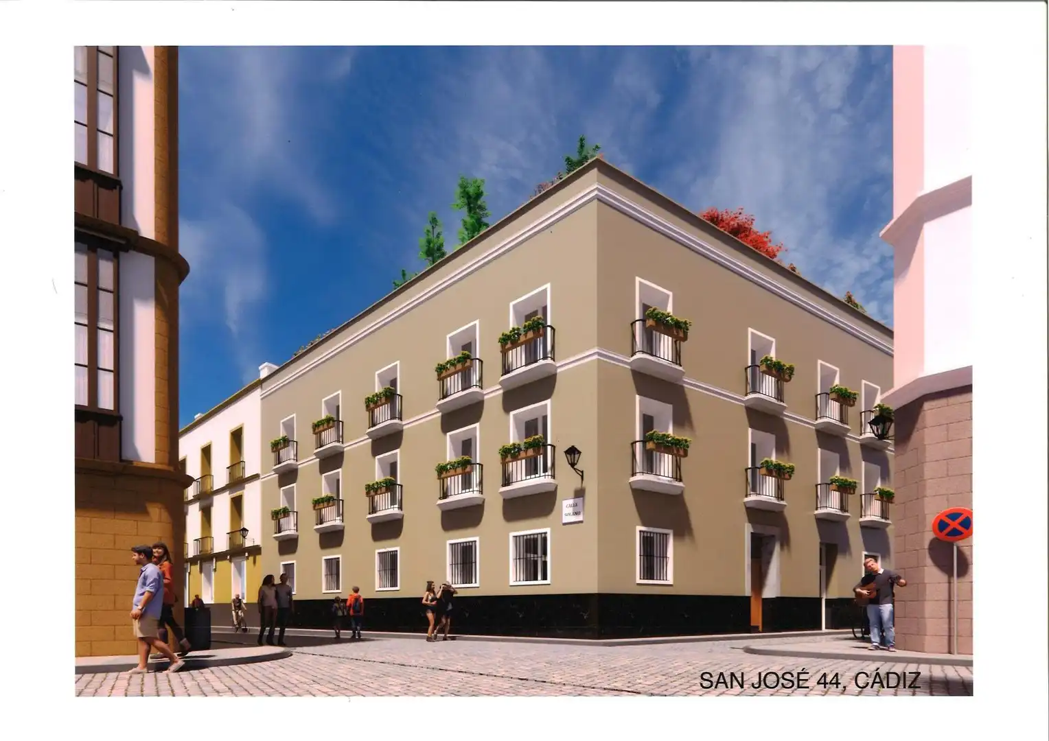 Exterior view of Flat for sale in Cádiz  with Heating