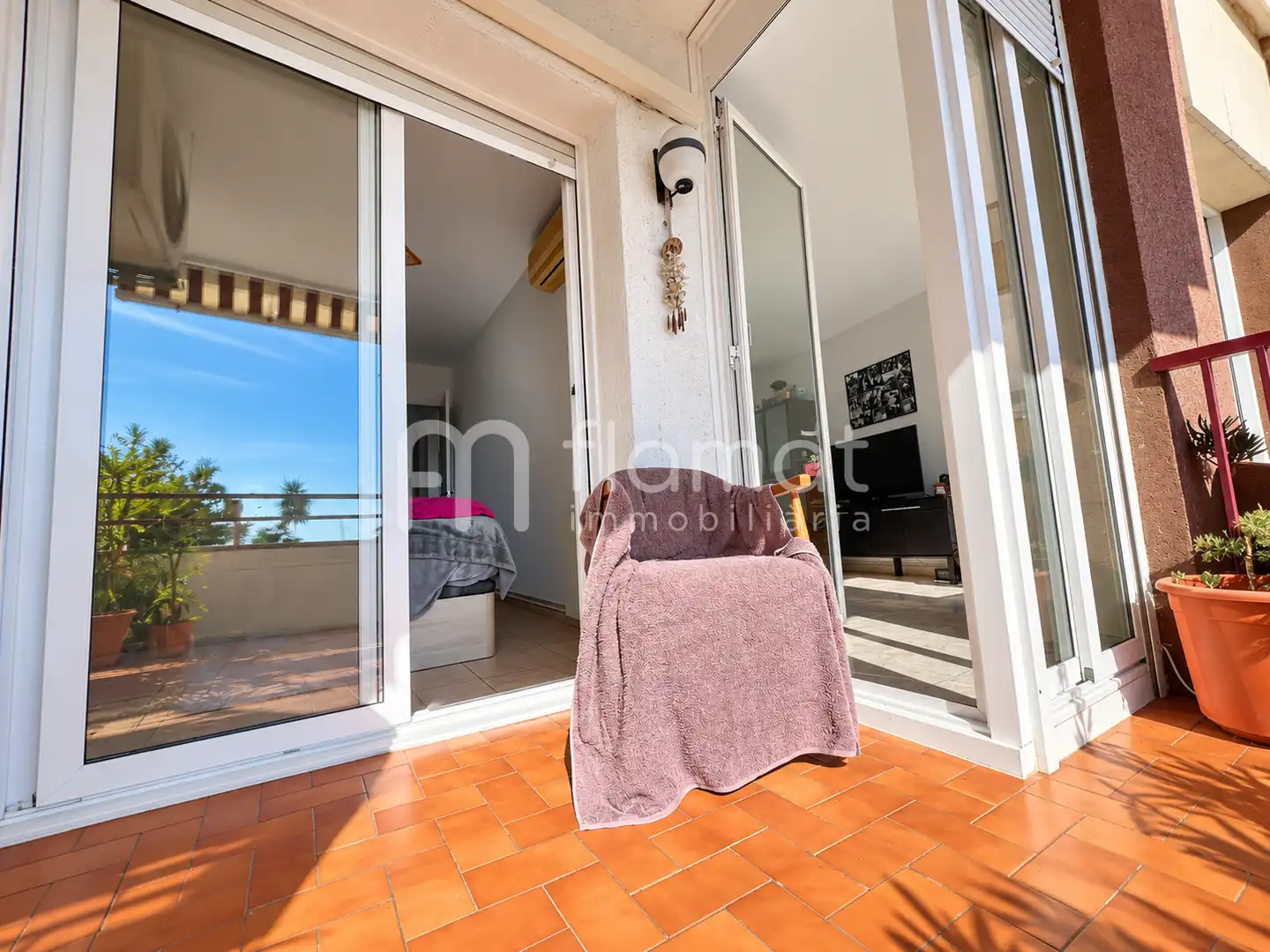 Balcony of Flat for sale in Mercat - Mas Moixa