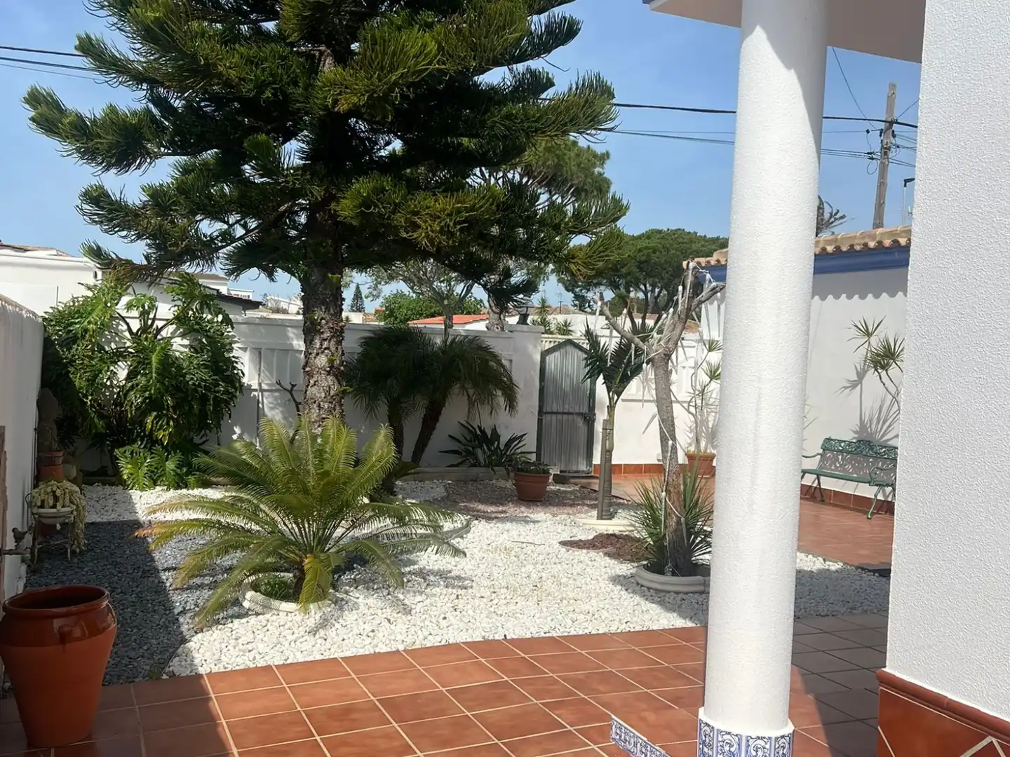 Garden of Houses for sale in Chiclana de la Frontera  with Storage room, Swimming Pool and Oven