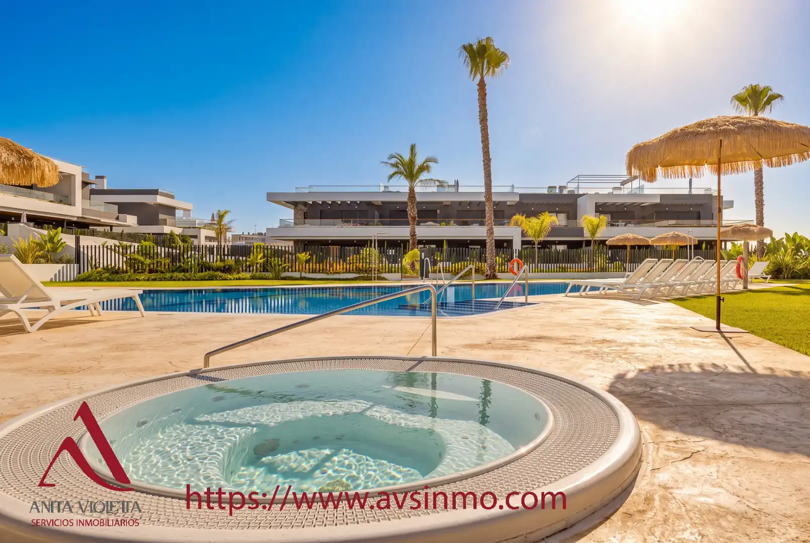 Swimming pool of Apartments for rent in Torrevieja  with Air Conditioner, Heating and Terrace