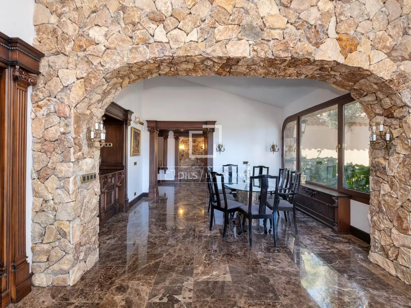 Comedor de Casa o chalet en venta en Blanes con Aire acondicionado, Calefacción y Jardín privado