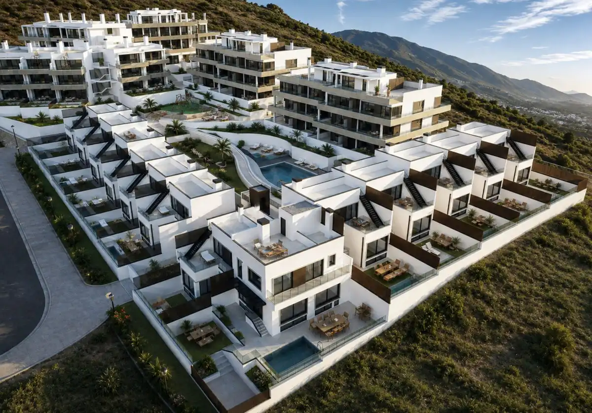 Vista exterior de Planta baixa en venda en La Alcaidesa amb Aire condicionat, Jardí privat i Terrassa