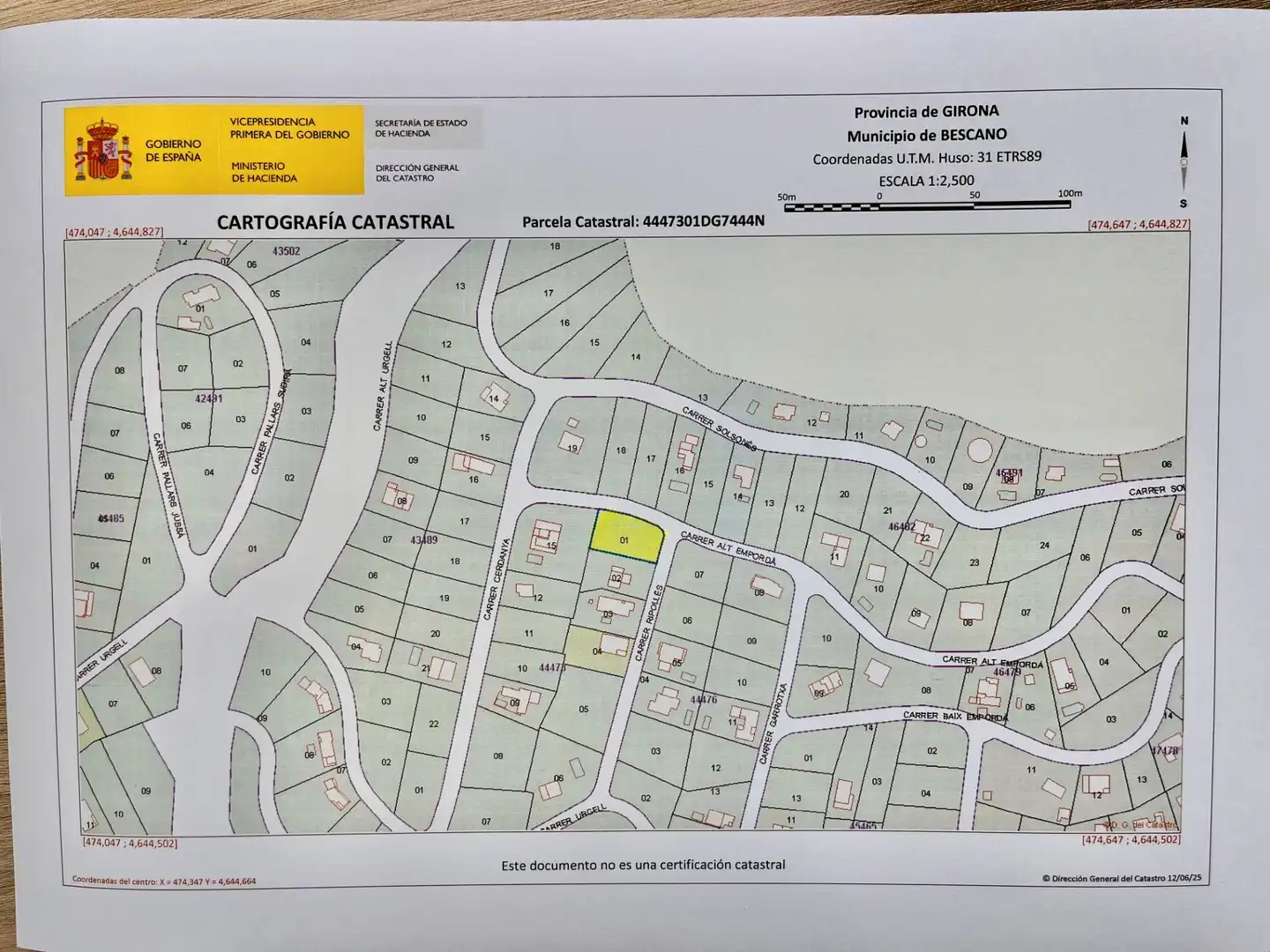 Terrain résidentiel à vendre à Urbanizacion Mas Llunes 1816, imagen 7