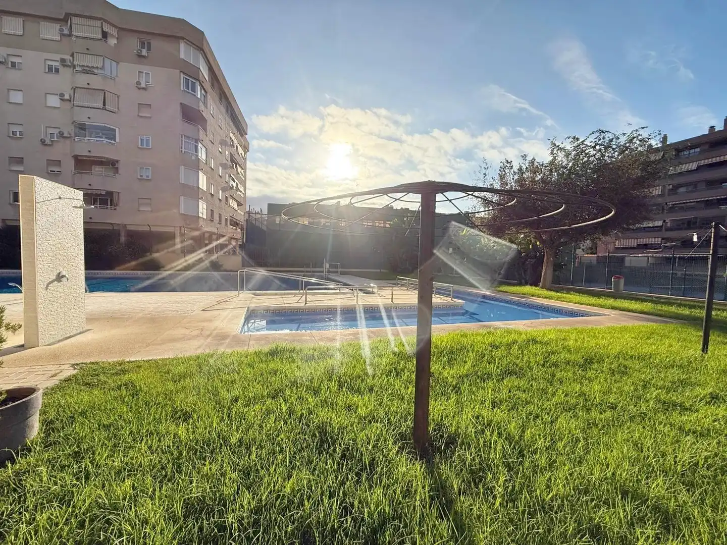 Piscina de Pis en venda en Málaga amb Aire condicionat, Calefacció i Jardí privat