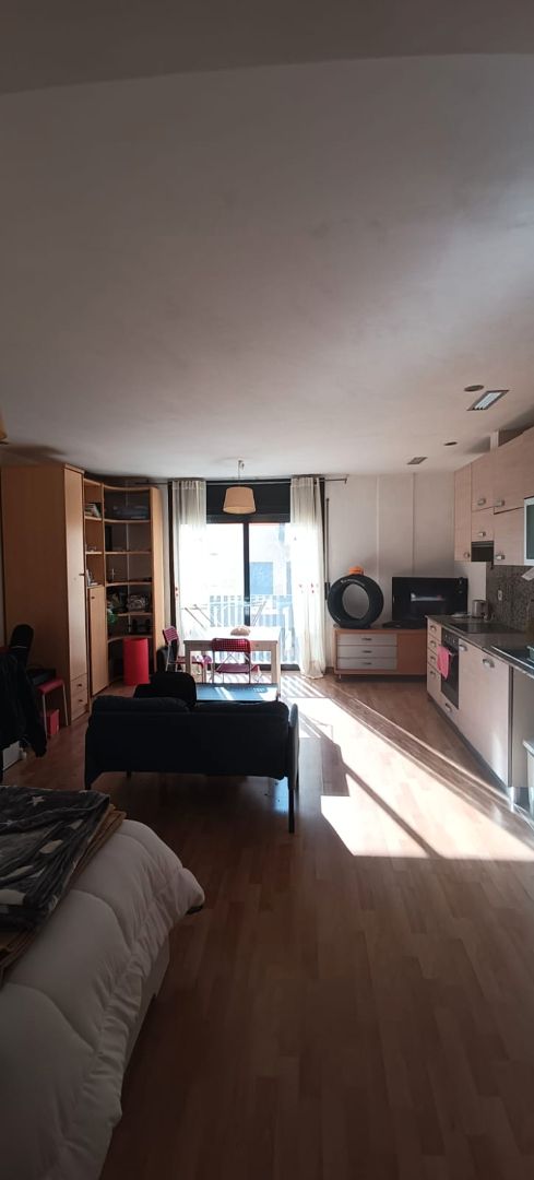 Sala d'estar de Estudi en venda en Esparreguera amb Aire condicionat, Calefacció i Parquet