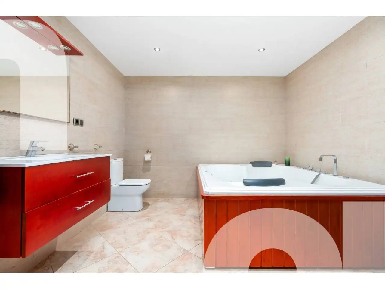 Bathroom of Country homes for sale in Les Franqueses del Vallès  with Air Conditioner, Heating and Private garden