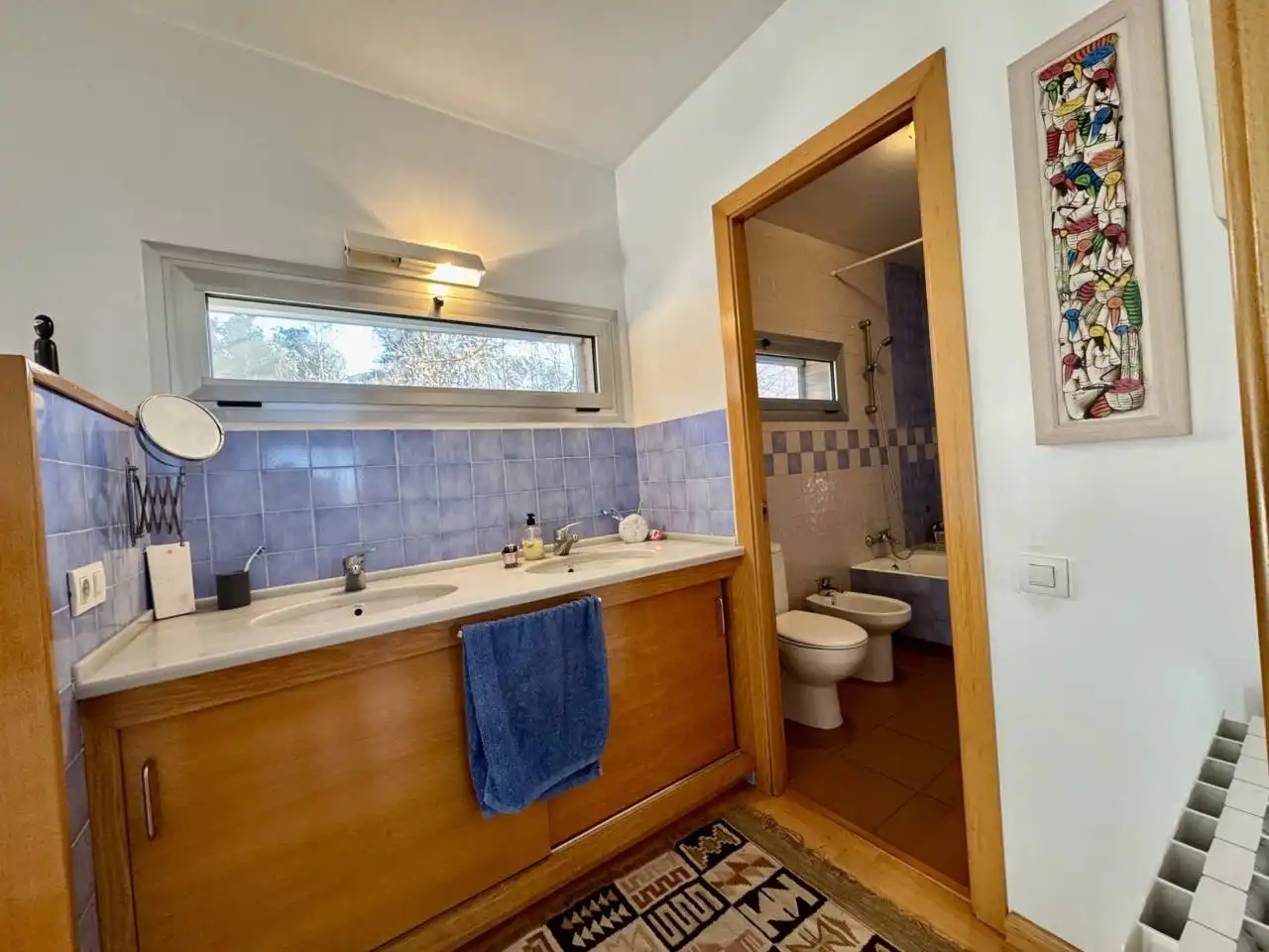Baño de Casa o chalet en venta en La Roca del Vallès con Aire acondicionado, Calefacción y Jardín privado