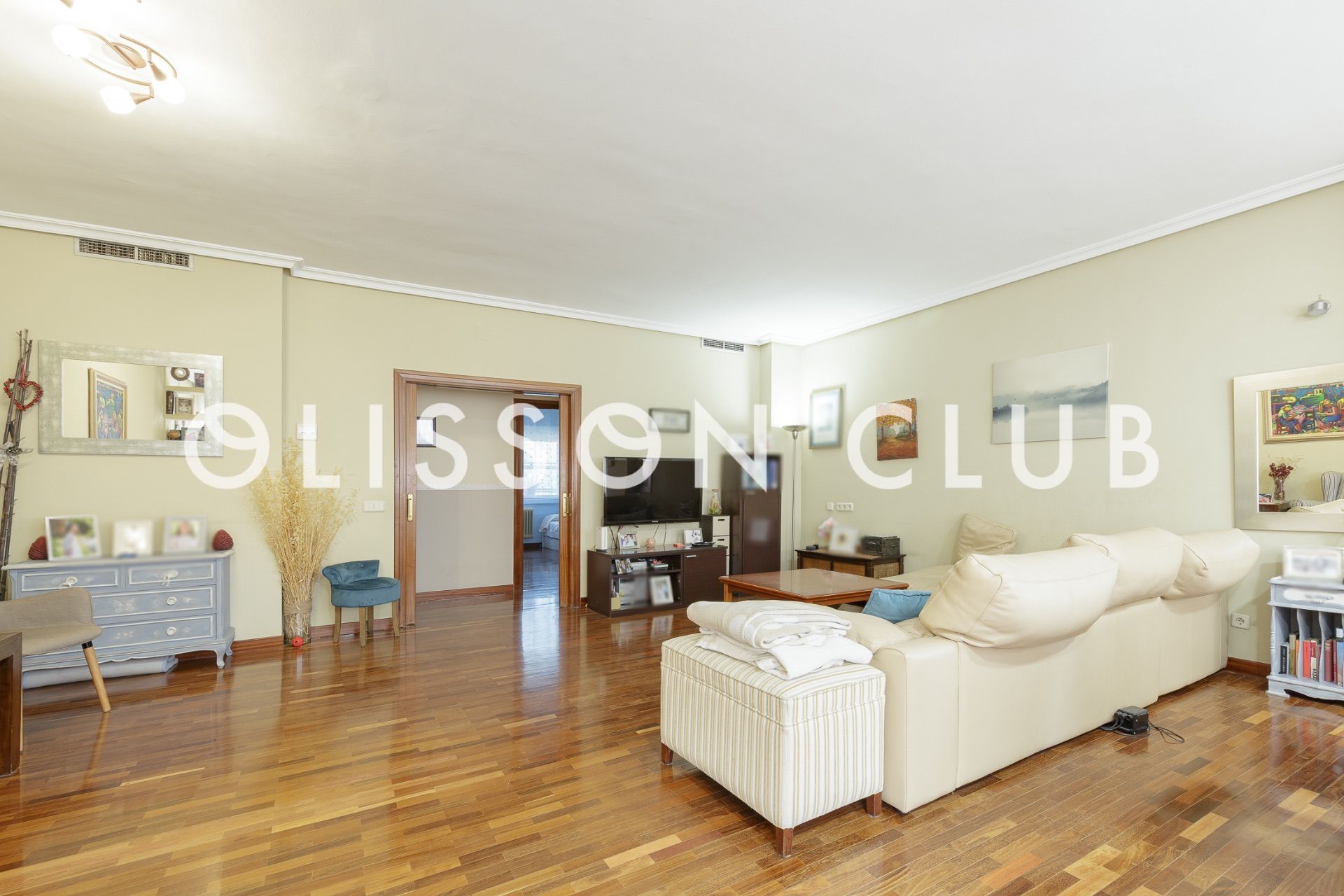 Living room of Flat for sale in  Madrid Capital  with Air Conditioner, Heating and Storage room