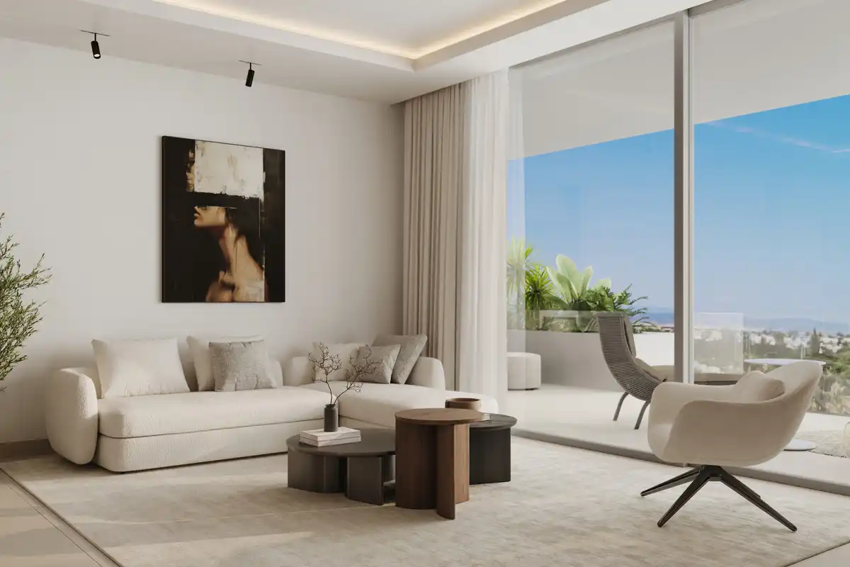 Sala d'estar de Planta baixa en venda en Marbella amb Aire condicionat, Terrassa i Traster