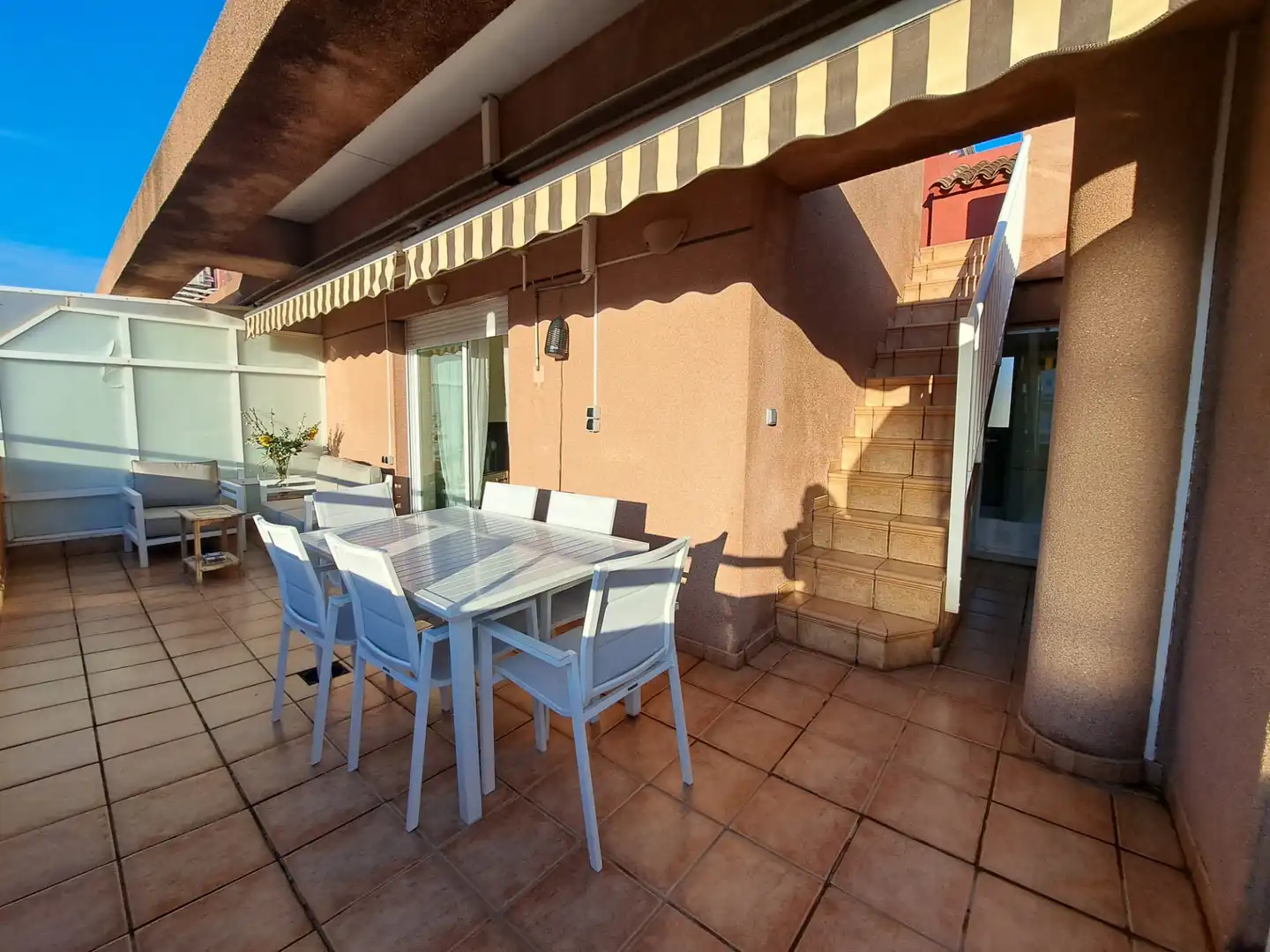 Terraza de Ático en venta en Las Rozas de Madrid con Aire acondicionado, Calefacción y Parquet