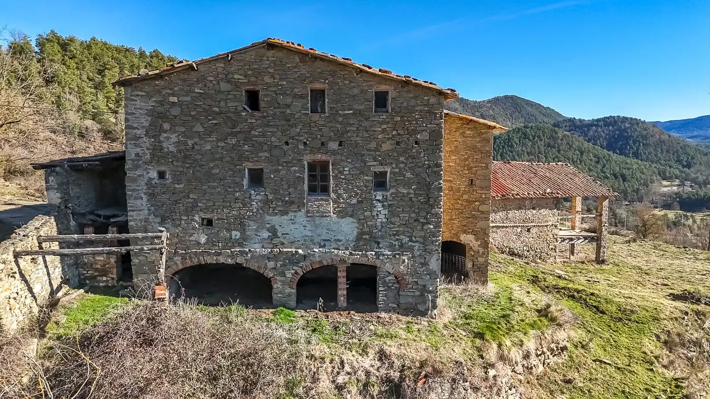 Vista exterior de Finca rústica en venta en Les Llosses con Jardín privado