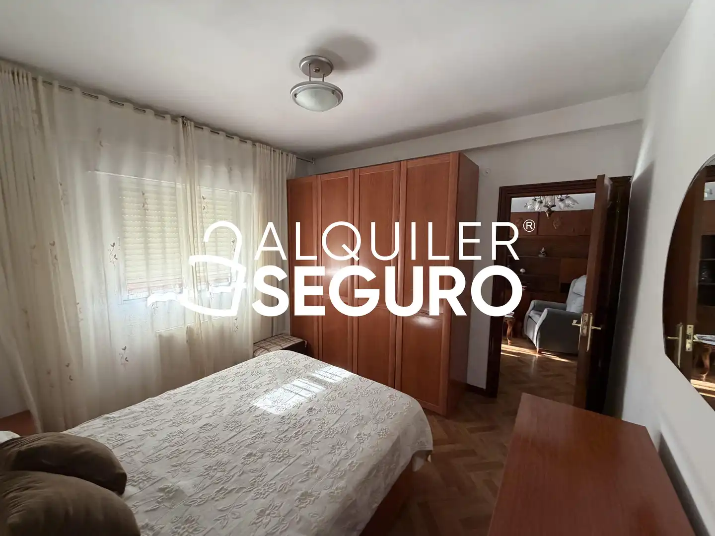 Dormitori de Pis de lloguer en Leganés amb Aire condicionat, Calefacció i Terrassa
