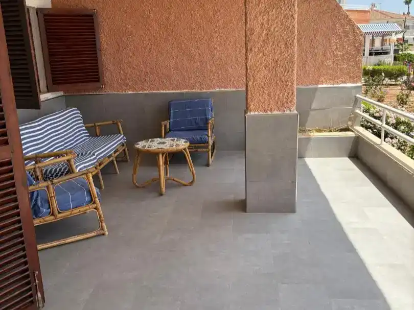 Terrasse von Erdgeschoss zur Miete in Águilas mit Klimaanlage und Möbliert