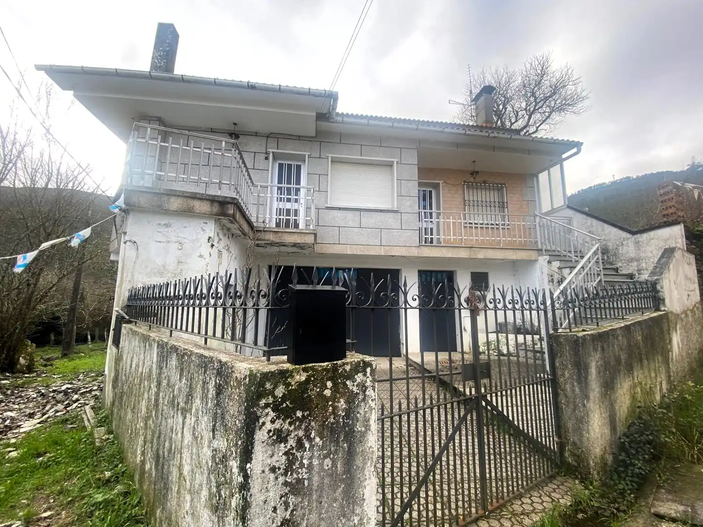 Vista exterior de Casa o chalet en venta en Boborás con Calefacción, Jardín privado y Amueblado