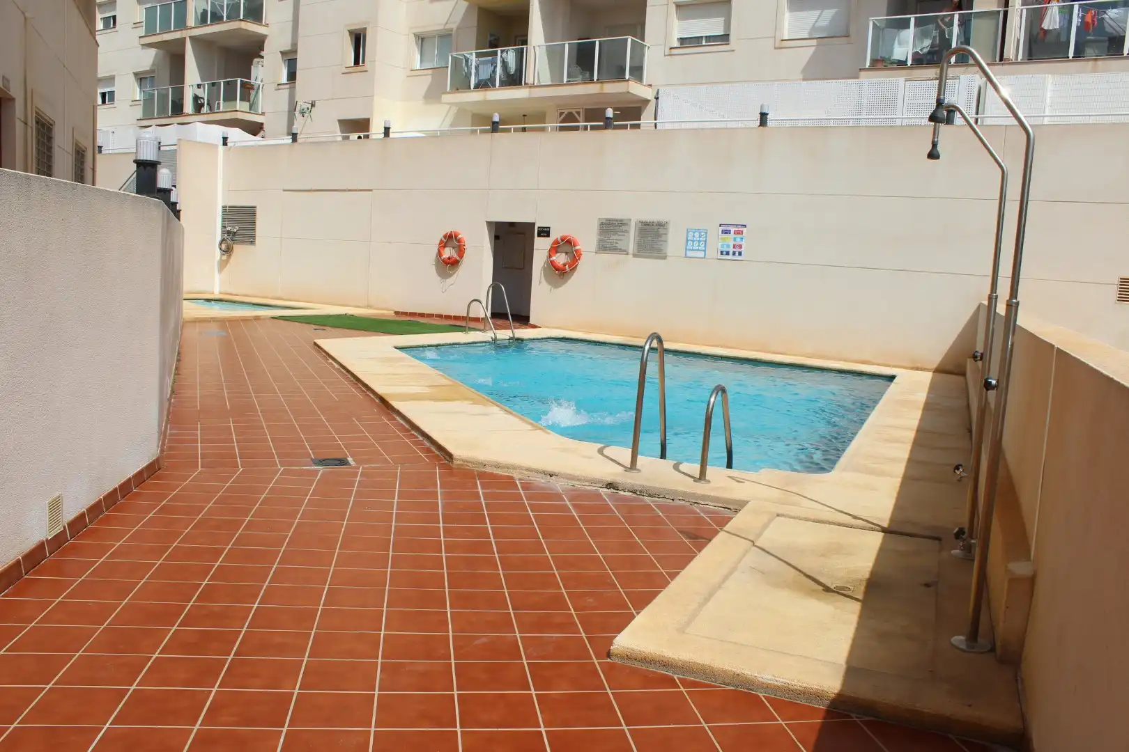 Swimming pool of Duplexes for sale in Roquetas de Mar  with Private garden, Terrace and Furnished