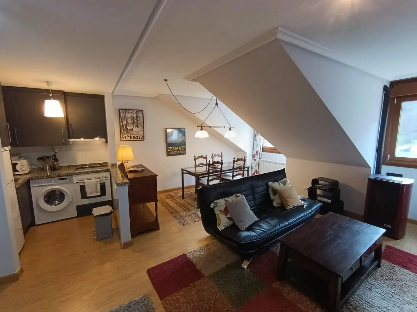 Living room of Apartments for sale in Aller  with Furnished