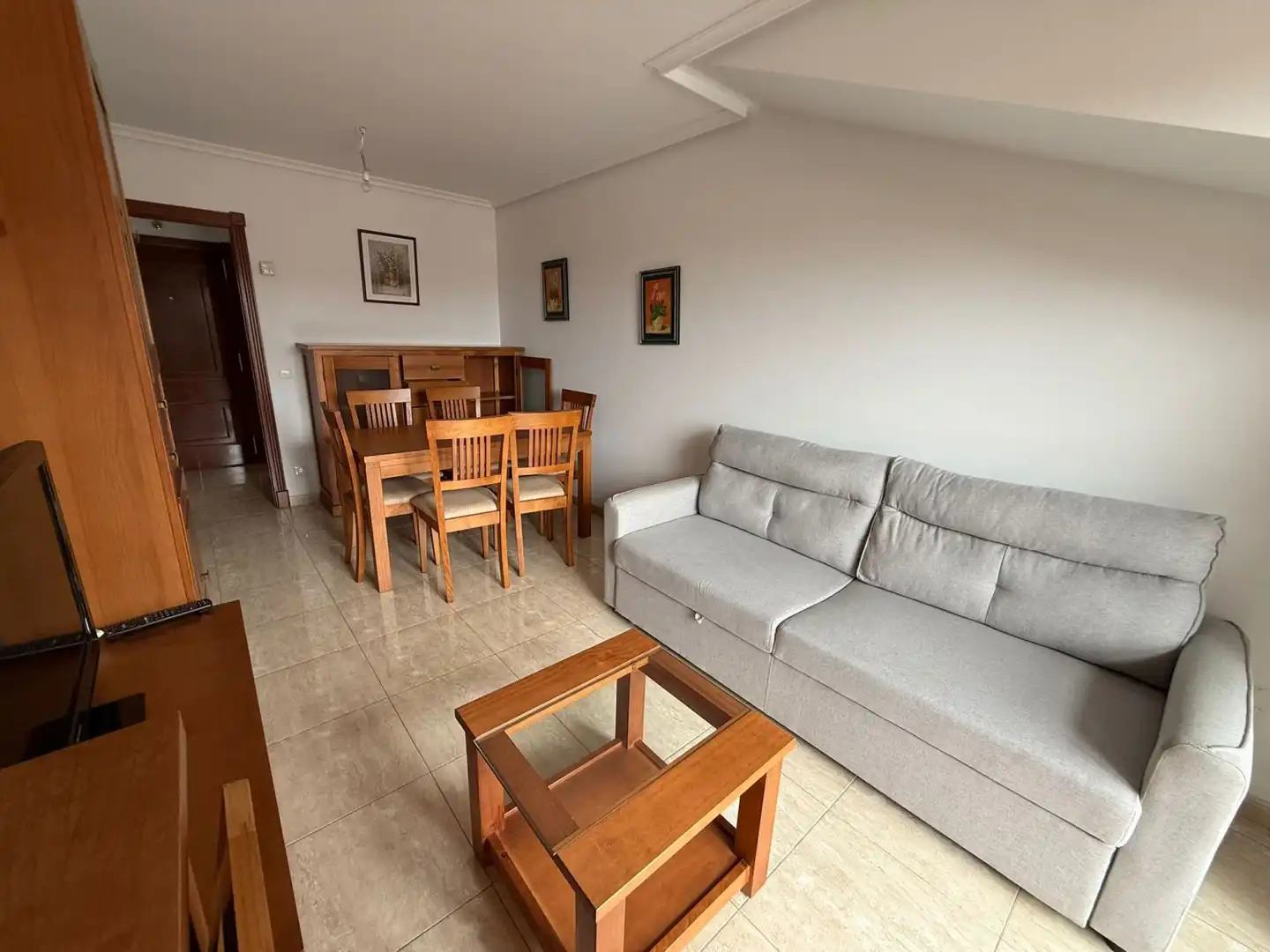 Sala d'estar de Àtic en venda en Noja amb Calefacció, Terrassa i Piscina comunitària