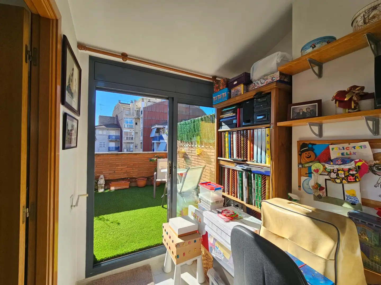 Terraza de Casa adosada en venta en Granollers