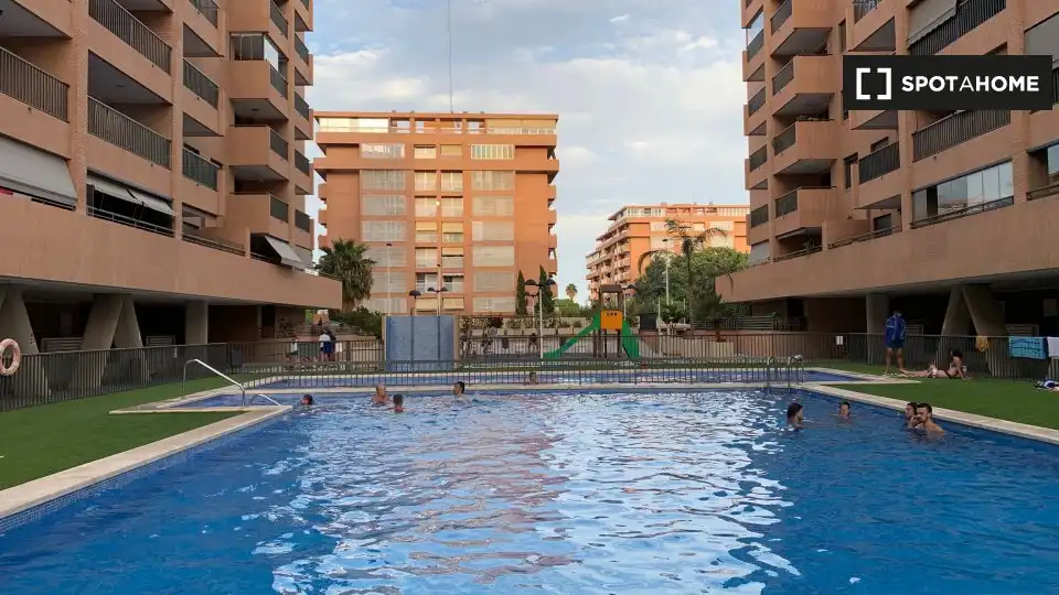 Appartamento con terrazza in affitto a La Patacona, imagen 12