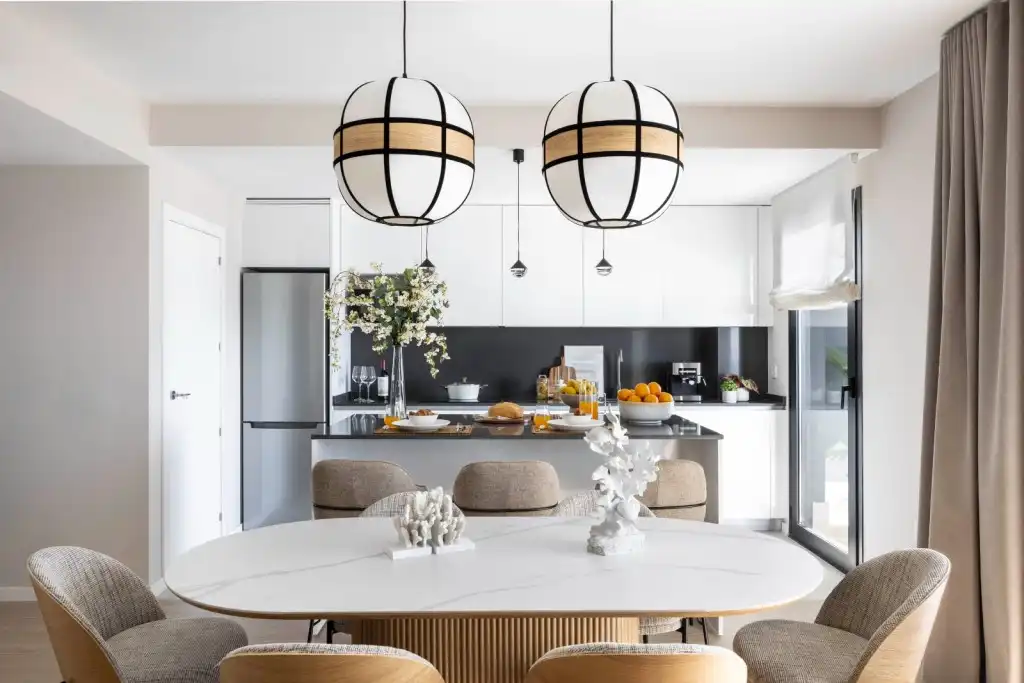 Comedor de Ático en venta en Rincón de la Victoria con Terraza y Piscina comunitaria