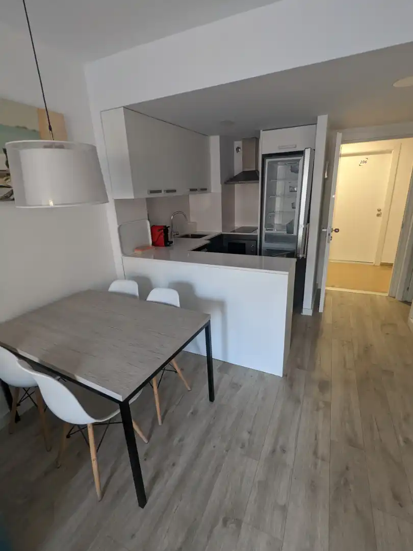 Cocina de Apartamento de alquiler en L'Estartit con Aire acondicionado, Calefacción y Terraza