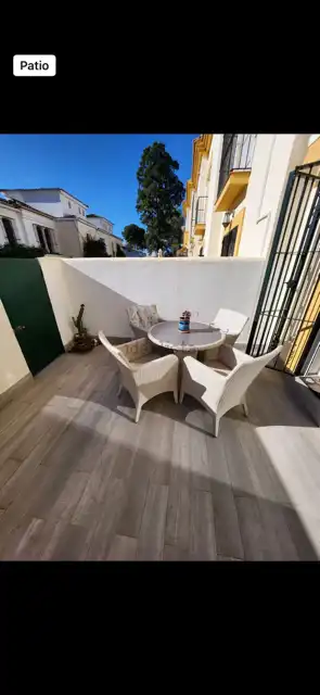 Terraza de Casa adosada de alquiler en Estepona con Aire acondicionado, Terraza y Horno