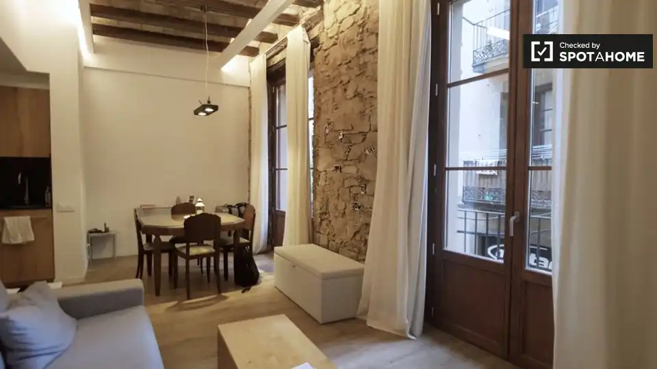 Appartamento con terrazza in affitto a Ciutat Vella, imagen 4