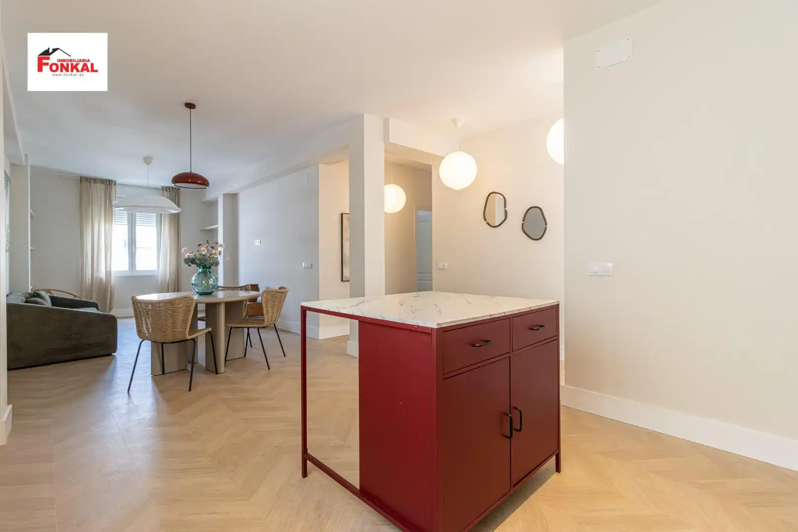 Kitchen of Flat for sale in Jerez de la Frontera  with Parquet flooring, Storage room and Furnished
