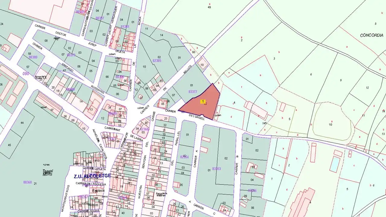 Wohnbaugrundstück zum Verkauf in Calle De L'Urgell, imagen 3