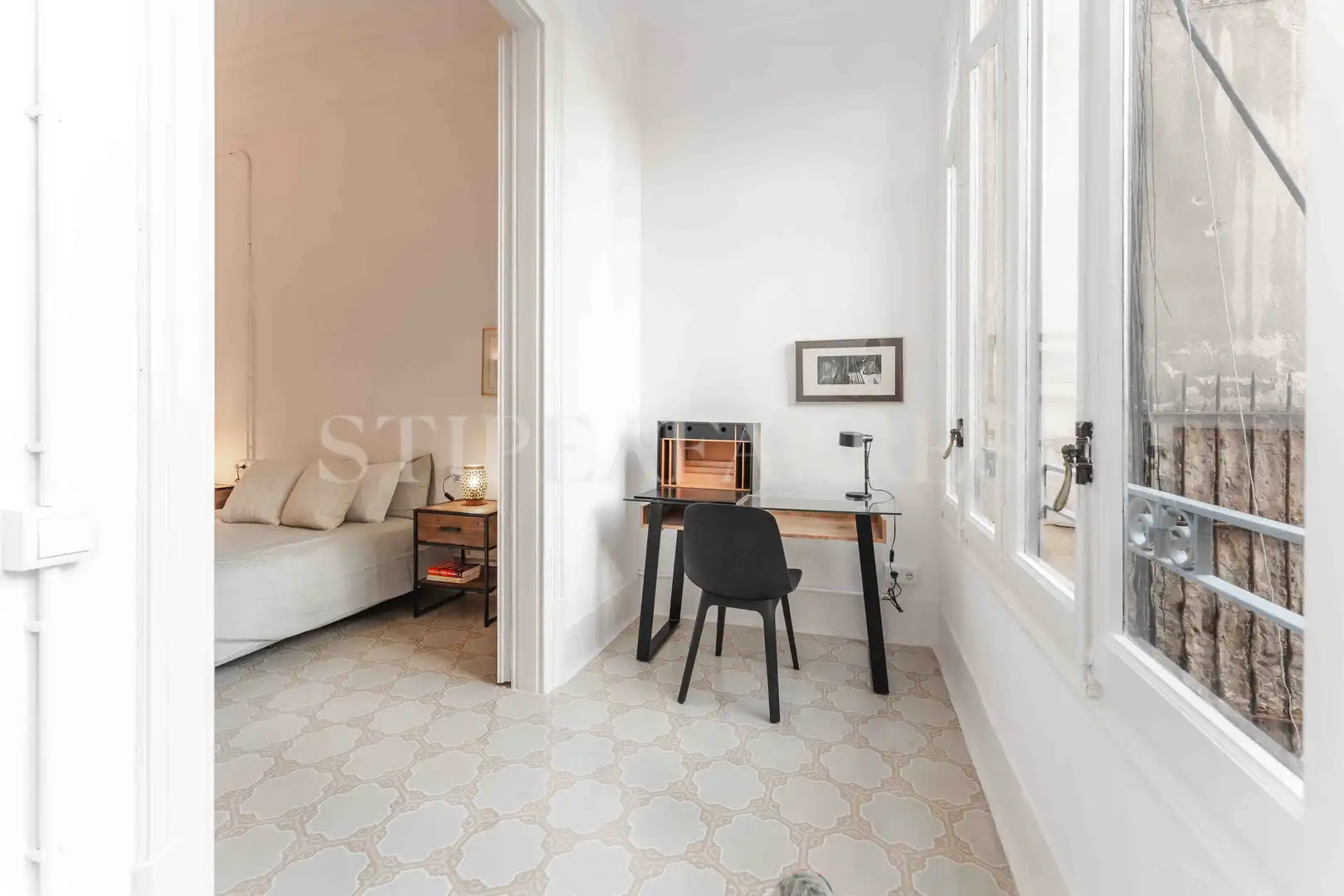 Habitación de Piso de alquiler en Barcelona con Aire acondicionado, Calefacción y Amueblado