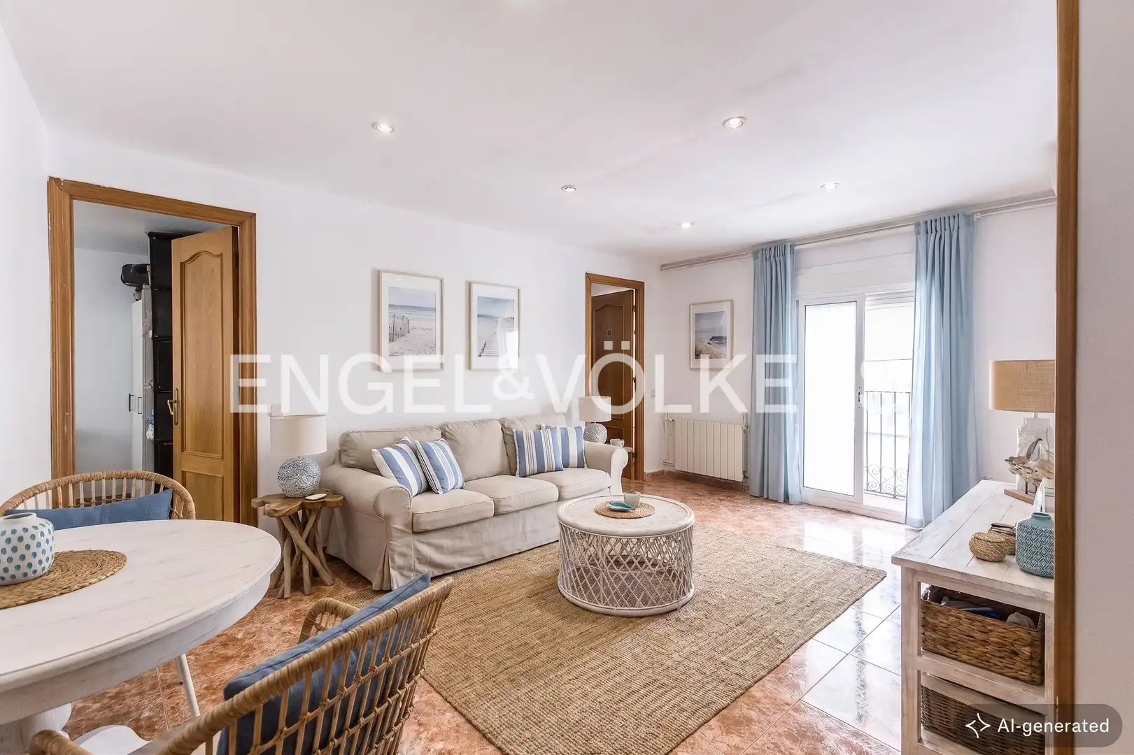 Living room of Flat for sale in Barcelona  with Heating and Terrace