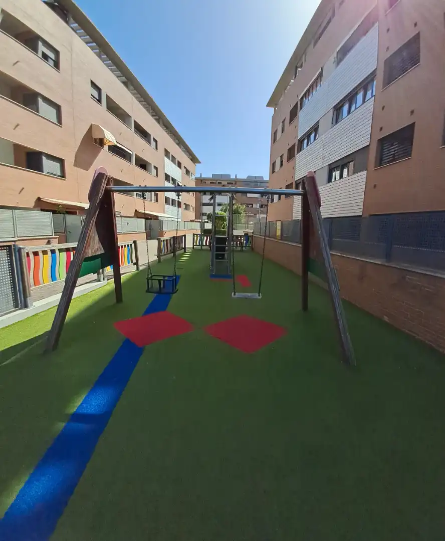 Parking of Flat for rent in Mairena del Aljarafe  with Air Conditioner and Community pool