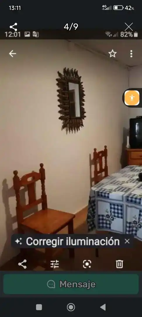 Menjador de Casa adosada en venda en Constantina amb Parquet, Moblat i Rentadora