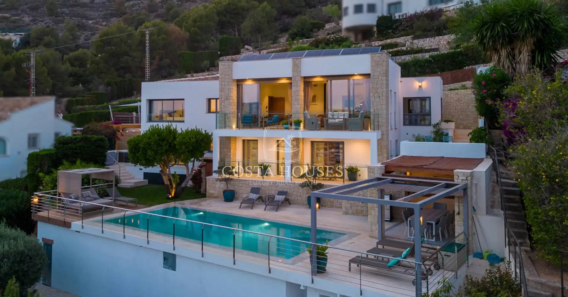 Vista exterior de Casa o chalet en venta en Jávea / Xàbia con Aire acondicionado, Jardín privado y Terraza