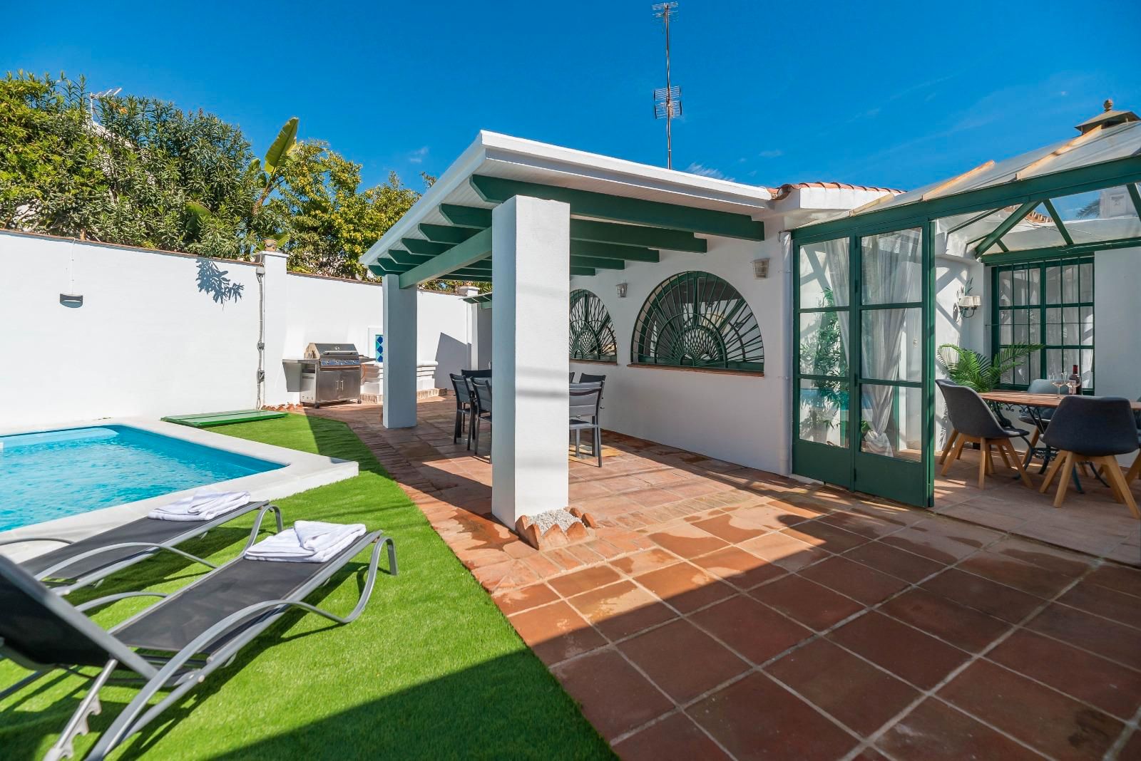 Jardí de Casa o xalet en venda en Marbella amb Aire condicionat, Calefacció i Jardí privat