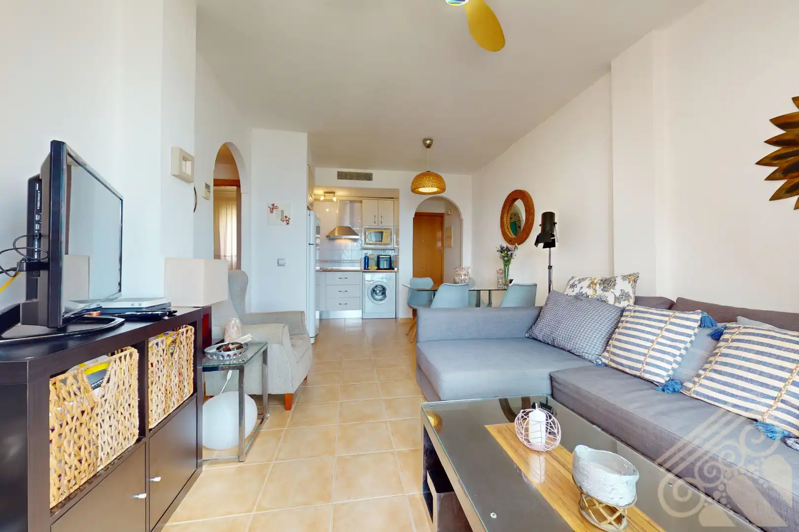 Sala de estar de Ático en venta en Marina de la Torre