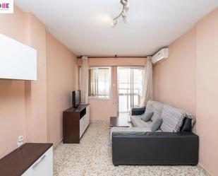 Living room of Flat for sale in  Granada Capital  with Terrace and Balcony