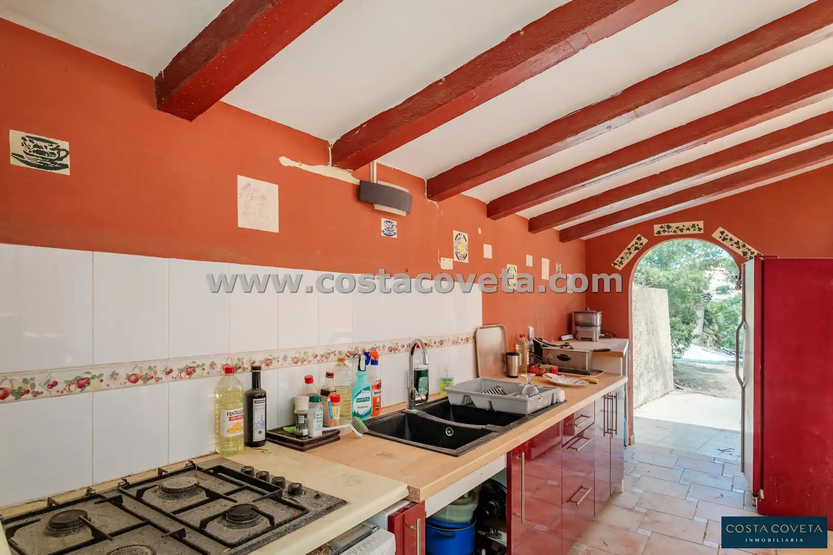 Küche von Haus oder Chalet zum Verkauf in El Campello mit Klimaanlage, Privatgarten und Terrasse