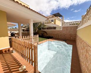 Jardí de Casa adosada en venda en La Oliva amb Terrassa i Piscina