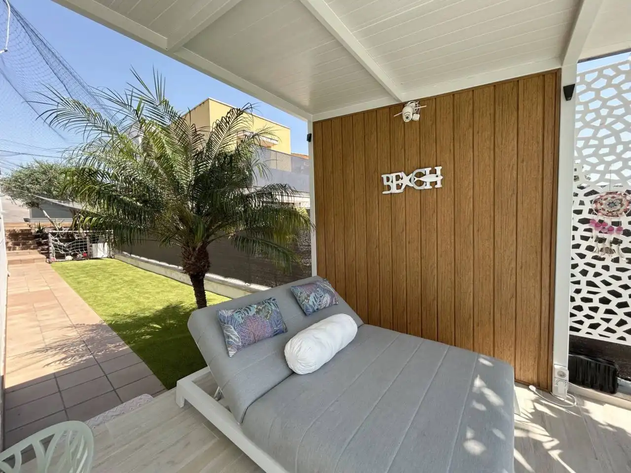 Terrassa de Casa o xalet en venda en Cubelles amb Aire condicionat, Calefacció i Jardí privat
