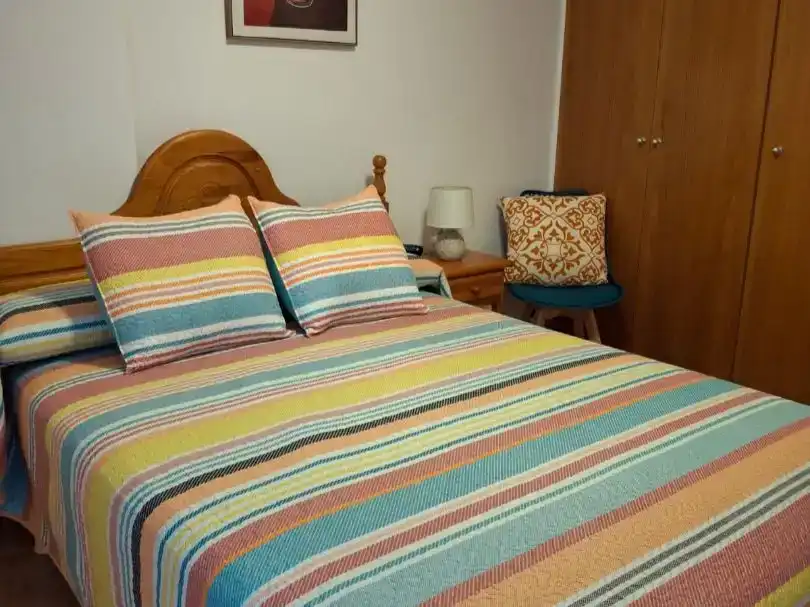 Schlafzimmer von Wohnung zur Miete in El Vendrell mit Klimaanlage, Schwimmbad und Möbliert
