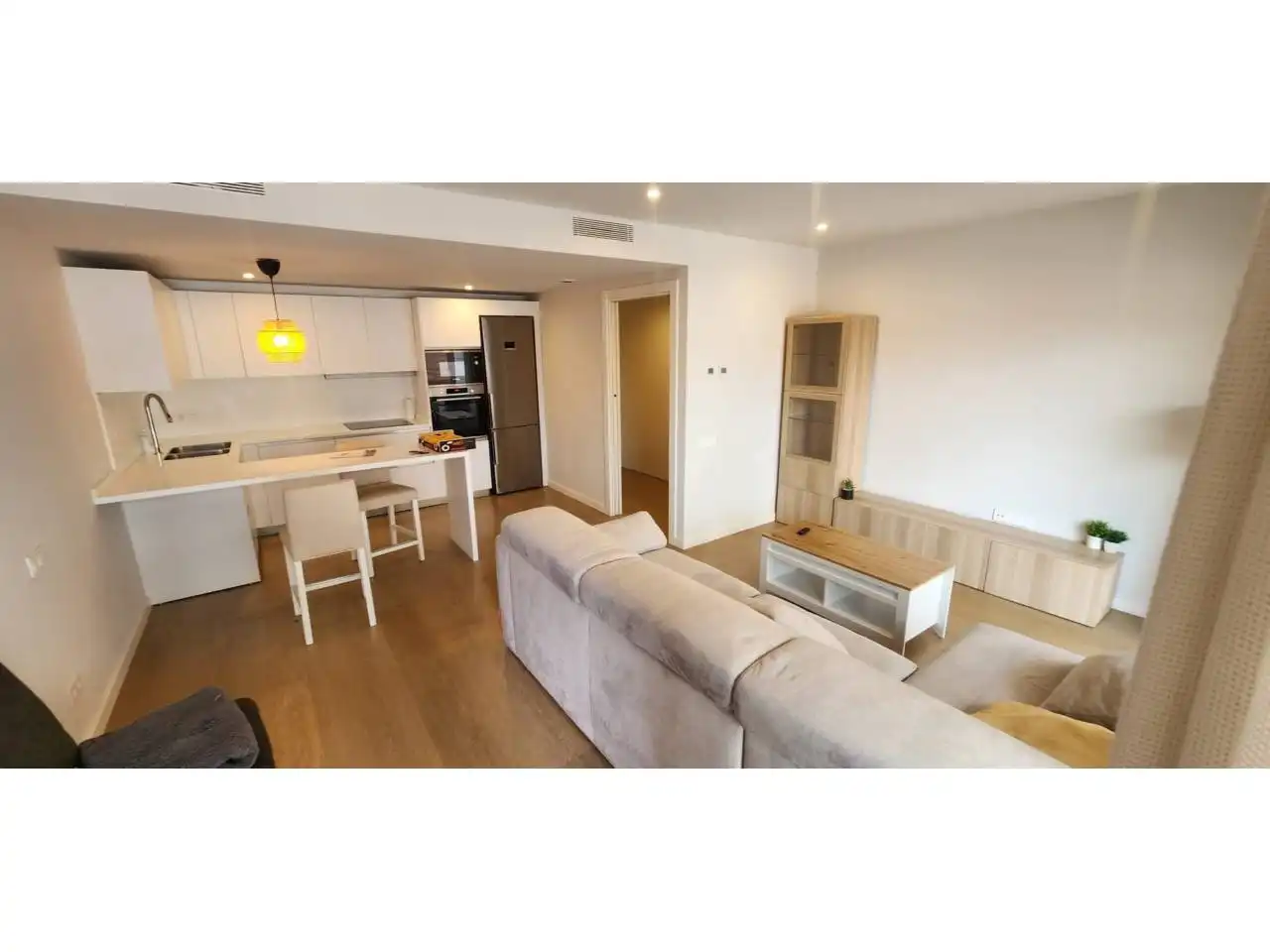 Wohnzimmer von Wohnung zur Miete in Terrassa mit Klimaanlage, Heizung und Terrasse